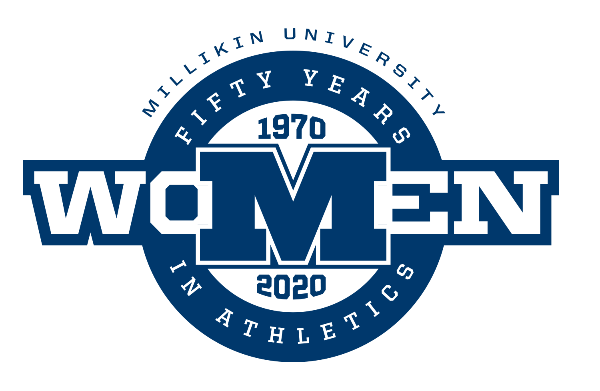 Millikin women's athletic celebration logo